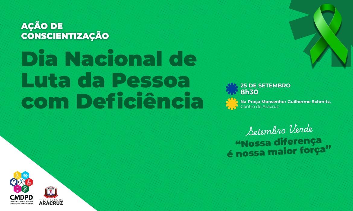Aracruz promove ação de conscientização sobre direitos das pessoas com deficiência