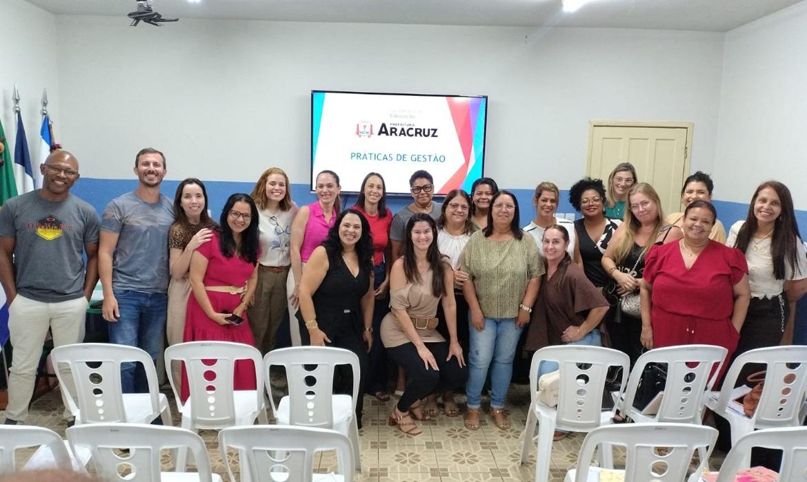 Pedagogos e diretores da Rede Municipal de Ensino participam da ‘Oficina de Gestão Escolar’