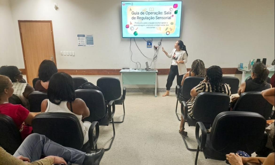Formação sobre Salas Sensoriais fortalece a Educação Inclusiva na Rede Municipal de Ensino