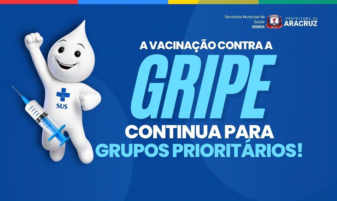 Saúde alerta para riscos da baixa vacinação contra a gripe e reforça importância da imunização