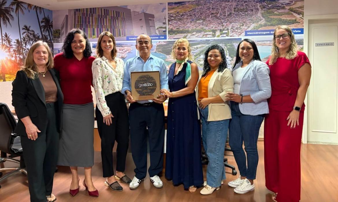 Aracruz recebe representantes do ES em Ação e Amear para cerimônia de encerramento do Ciclo de Implantação das Escolas de Educação Integral em Tempo Integral