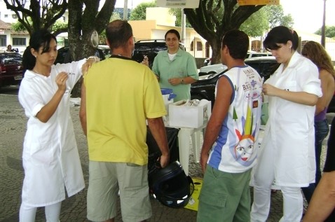 Aproximadamente 650 pessoas foram vacinadas contra rubéola na Expo Aracruz